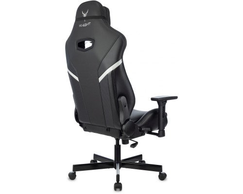Кресло игровое Knight Thunder 5X черный эко.кожа крестов. металл Кресло игровое Knight Thunder 5X черный эко.кожа крестов. металл