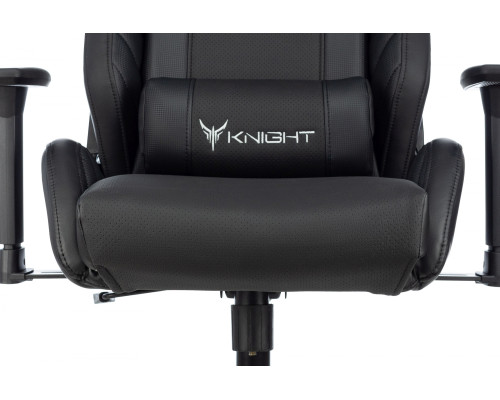 Кресло игровое Knight Thunder 5X черный эко.кожа крестов. металл Кресло игровое Knight Thunder 5X черный эко.кожа крестов. металл