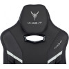 Кресло игровое Knight Thunder 5X черный эко.кожа крестов. металл