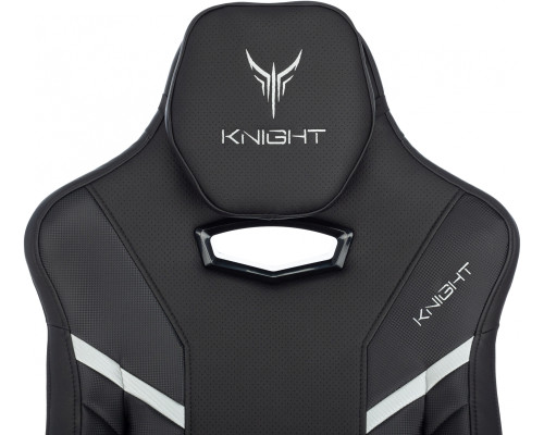Кресло игровое Knight Thunder 5X черный эко.кожа крестов. металл Кресло игровое Knight Thunder 5X черный эко.кожа крестов. металл