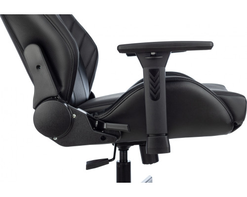 Кресло игровое Knight Thunder 5X черный эко.кожа крестов. металл Кресло игровое Knight Thunder 5X черный эко.кожа крестов. металл