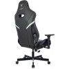 Кресло игровое Knight Thunder 5X черный эко.кожа крестов. металл