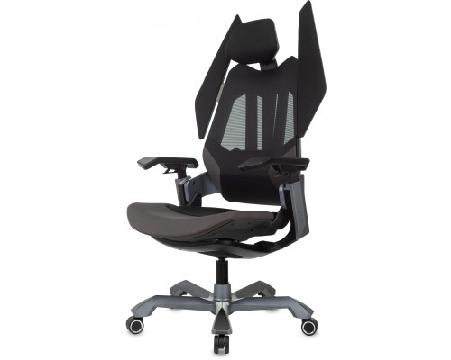 Кресло игровое Knight Aero черный крестов. пластик пластик серебро Кресло игровое Knight Aero черный крестов. пластик пластик серебро