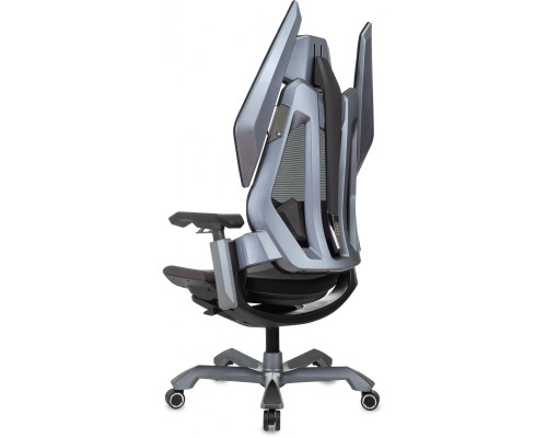 Кресло игровое Knight Aero черный крестов. пластик пластик серебро Кресло игровое Knight Aero черный крестов. пластик пластик серебро