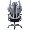 Кресло игровое Knight Aero черный крестов. пластик пластик серебро