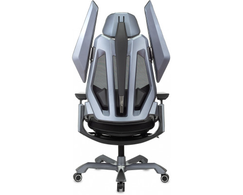 Кресло игровое Knight Aero черный крестов. пластик пластик серебро Кресло игровое Knight Aero черный крестов. пластик пластик серебро