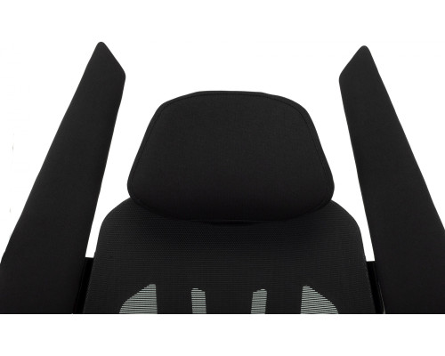Кресло игровое Knight Aero черный крестов. пластик пластик серебро Кресло игровое Knight Aero черный крестов. пластик пластик серебро