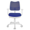 Кресло детское Бюрократ Ch-W797 синий сиденье синий TW-10 сетка/ткань крестов. пластик пластик белый