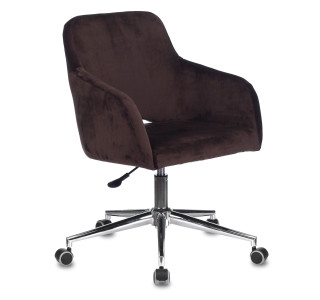 Кресло Бюрократ CH-380SL мокко Italia 6 крестов. металл хром Кресло Бюрократ CH-380SL мокко Italia 6 крестов. металл хром