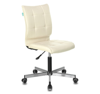 Кресло Бюрократ CH-330M бежевый Orion-10 эко.кожа крестов. металл хром Кресло Бюрократ CH-330M бежевый Orion-10 эко.кожа крестов. металл хром