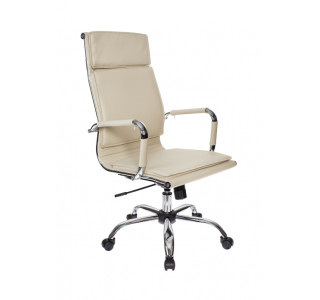 Кресло руководителя Бюрократ Ch-993 слоновая кость эко.кожа крестов. металл хром Кресло руководителя Бюрократ Ch-993 слоновая кость эко.кожа крестов. металл хром