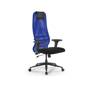 Кресло ErgoLife  Sit 8 B1-8D - X1+UMF(X1) /Uh00/Wh00/D02P(M09.B11.G19.W02) (Синий-Черный)