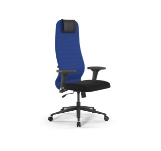 Кресло ErgoLife  Sit 8 B1-10D - UMF(X1) /Uh02/Wh00/D02P(M09.B11.G19.W02) (Синий-Черный)