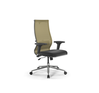 Кресло ErgoLife  Sit 10 B2-163D - T+Extra /Km00/Wm12/D02P(M09.B23.G18.W02) (Золотой ротанг-Черный)