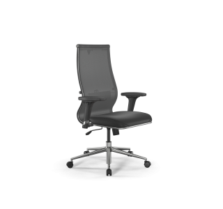 Кресло ErgoLife  Sit 10 B2-163D - T+Extra /Km00/Wm12/D02P(M09.B23.G18.W02) (Серый-Черный)