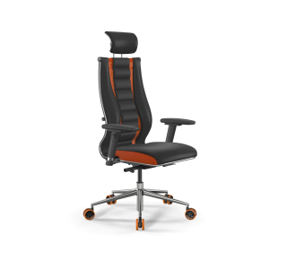 Кресло ErgoLife  Sit 10 B2-160D - X2+Extra /Km39/Wm12/D03P/H13mL-2D(M24.B23.G18.W37) (Черный-Оранжевый)