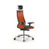 Кресло ErgoLife  Sit 10 B2-160D - X2+Extra /Km39/Wm12/D03P/H13mL-2D(M24.B23.G18.W37) (Черный-Оранжевый)