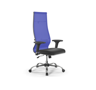 Кресло ErgoLife  Sit 10 B1-163D - T+Extra /Km00/Wm12/D02P(M09.B21.G20.W01) (Васильковый-Черный)