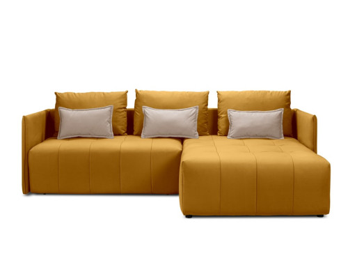 Мягкий угол «Чилетти» (Горчичный)