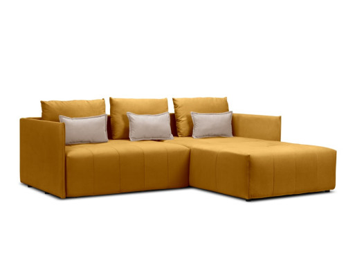 Мягкий угол «Чилетти» (Горчичный)