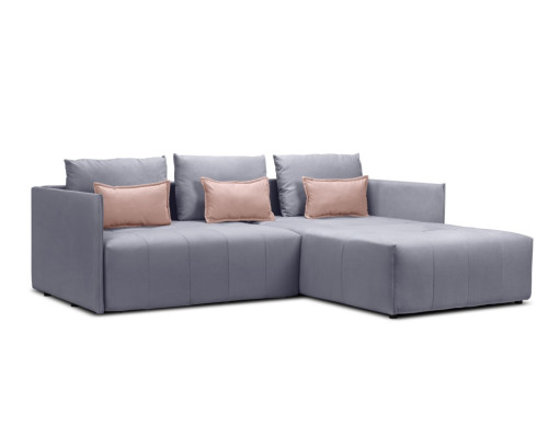 Мягкий угол «Чилетти» (Светло-серый)