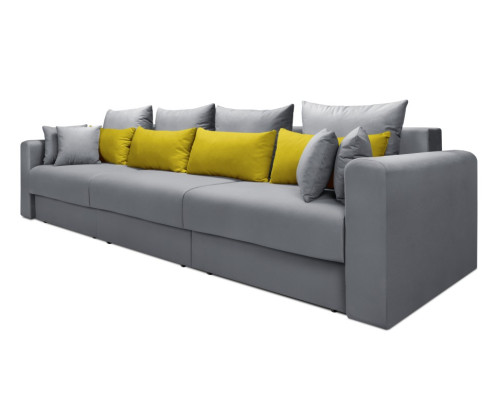 Диван-кровать «Мэдисон» 3-х секц ПБ (Серый)