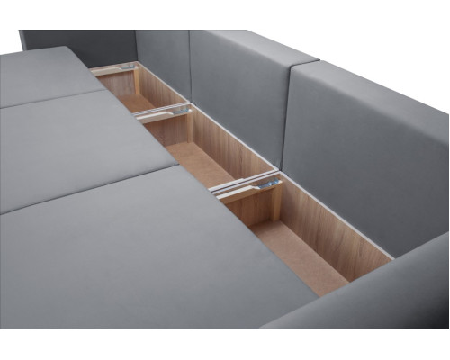 Диван-кровать «Мэдисон» 3-х секц ПБ (Серый)