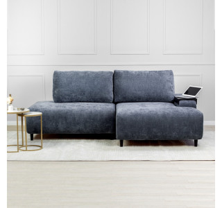 Мягкий угол «Монреаль» (Серо-голубой)