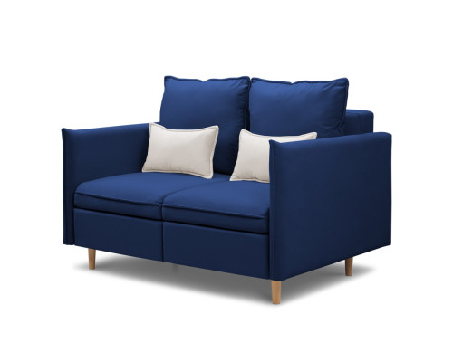 Диван-кровать «Оливер» (новые параметры) (Синий)