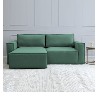 Мягкий угол «Чикаго» (Аквамариновый)