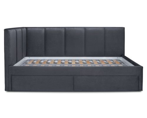 Кровать «Лайф» с ящиками (Серый)