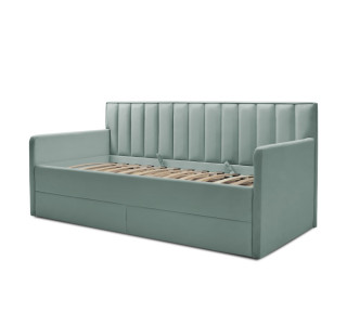 Кровать «Порше» 900×2000 с двумя боковинами (Мятный)