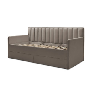 Кровать «Порше» 900×2000 с двумя боковинами (Бежевый)