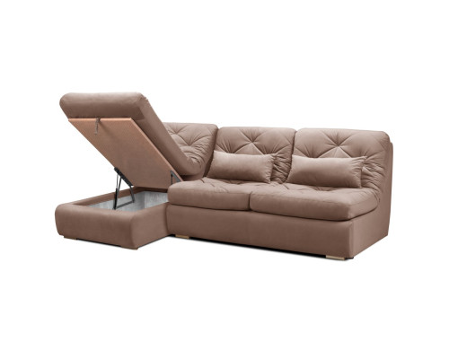 Мягкий угол «Борнео» с оттоманкой (Какао)