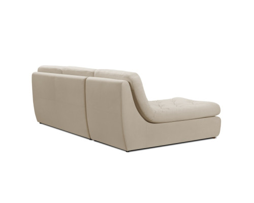 Мягкий угол «Борнео» с оттоманкой (Кремовый)