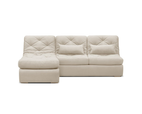 Мягкий угол «Борнео» с оттоманкой (Кремовый)