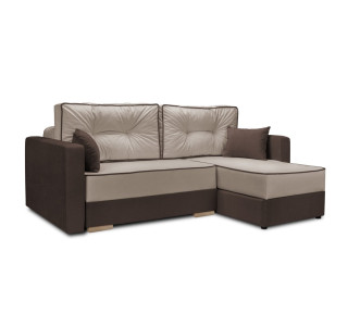 Мягкий угол «Перс» (Бежевый/Мокко)