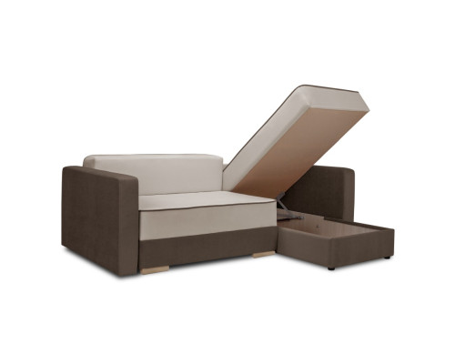 Мягкий угол «Перс» (Бежевый/Мокко)