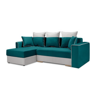 Мягкий угол «Айрон» (Изумрудный)