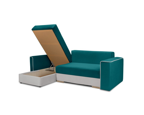 Мягкий угол «Айрон» (Изумрудный)