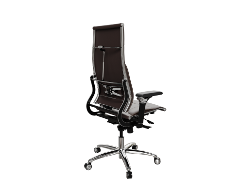 Кресло МЕТТА Move L1-10D - Infinity /Kc06/Nc06/D06P(M06.B34.G04.W04) (Темно-коричневый)