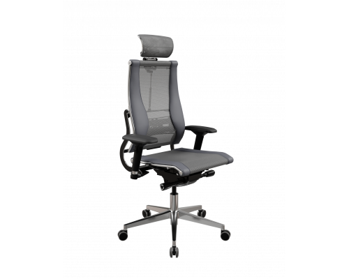 Кресло Move B2-14D - YM93+Infinity /Kc09/Nc09/D04P/H13mM-3D(M26.B32.G25.W03) (Серый-Тем.Серый)