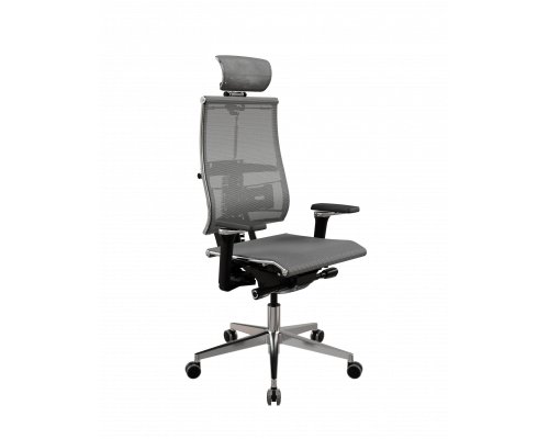 Кресло Y 4DF B2-5D - YM93 /Kc00/Nc00/D15P/H13mM-3D(M26.B32.G25.W03) (Серый-Тем.Серый)