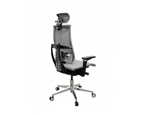 Кресло Y 4DF B2-5D - YM93 /Kc00/Nc00/D15P/H13mM-3D(M26.B32.G25.W04) (Св.серый-Белый)