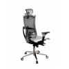 Кресло Y 4DF L2-57D - YM93+Infinity /Vc09/Nc09/D06P/H13mL-3D(M06.B35.G11.W04) (Св.серый-Белый)