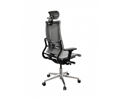Кресло Move B2-14D - YM93+Infinity /Kc09/Nc09/D04P/H13mM-3D(M26.B32.G25.W03) (Серый-Тем.Серый)