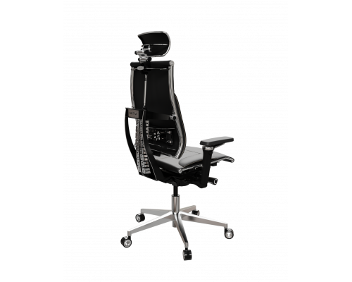 Кресло Y 4DF B2-10D - Infinity /Kc06/Nc06/D15P/H13mL-3D(M26.B32.G25.W04) (Черный (бежевая строчка))