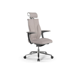 Кресло МЕТТА Samurai M3-11U - Infinity /Kc06/Wm06/U1mL-mL/H2cL-3D(M26.B32.G25.W03) (Светло-бежевый)