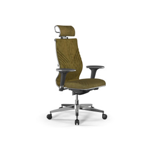 Кресло МЕТТА Samurai M3-13D - GoyaLE /Kc31/Wm31/D32P/H2cV-3D(M26.B22.G23.W03) (Оливковый)