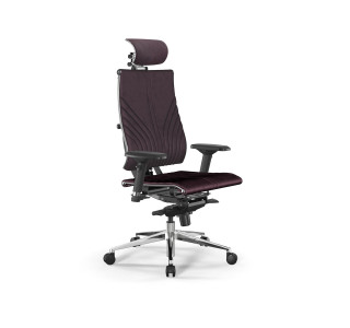 Кресло МЕТТА Y 4DT L2-12D - GoyaLE /Kc31/Nc31/D04P/H13mV-3D(M06.B35.G11.W03) (Фиолетовый)